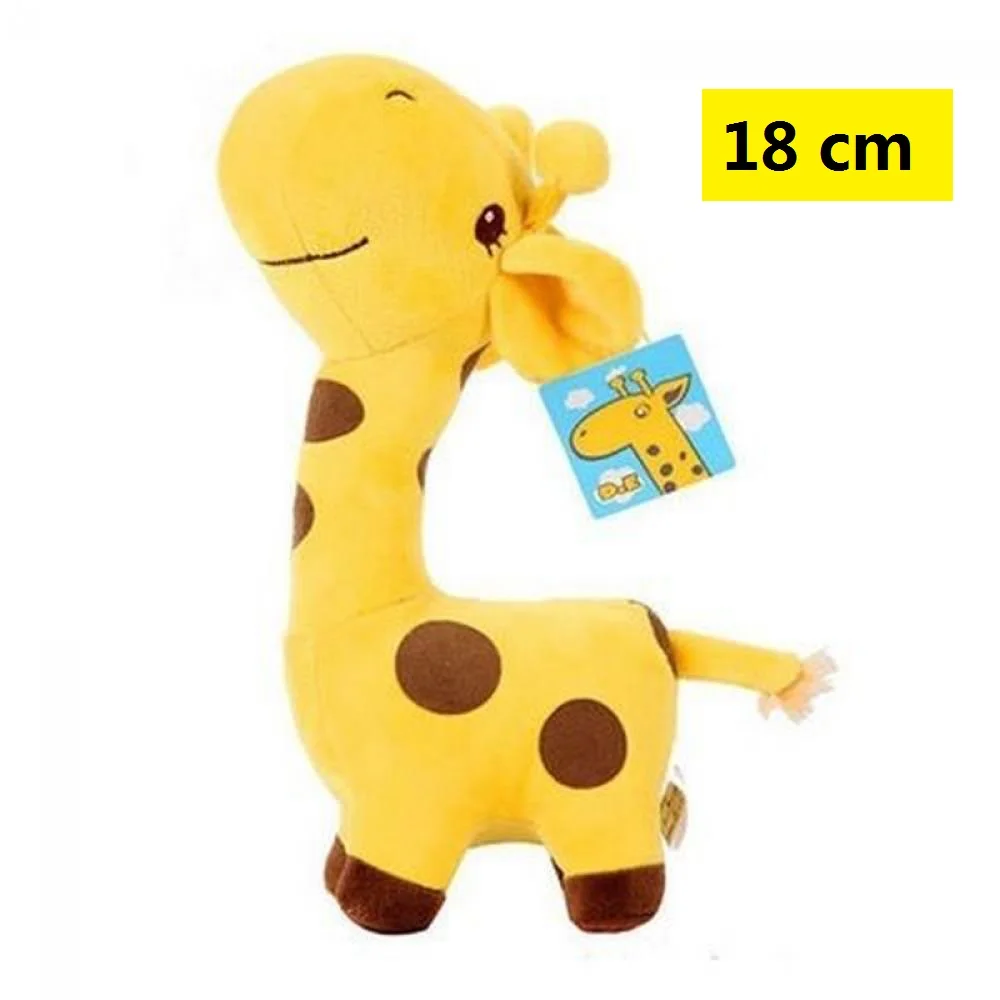 Mignon Girafe Animal Peluche Poupée Douce Cadeau Pour Petit Bébé Anniversaire NF 