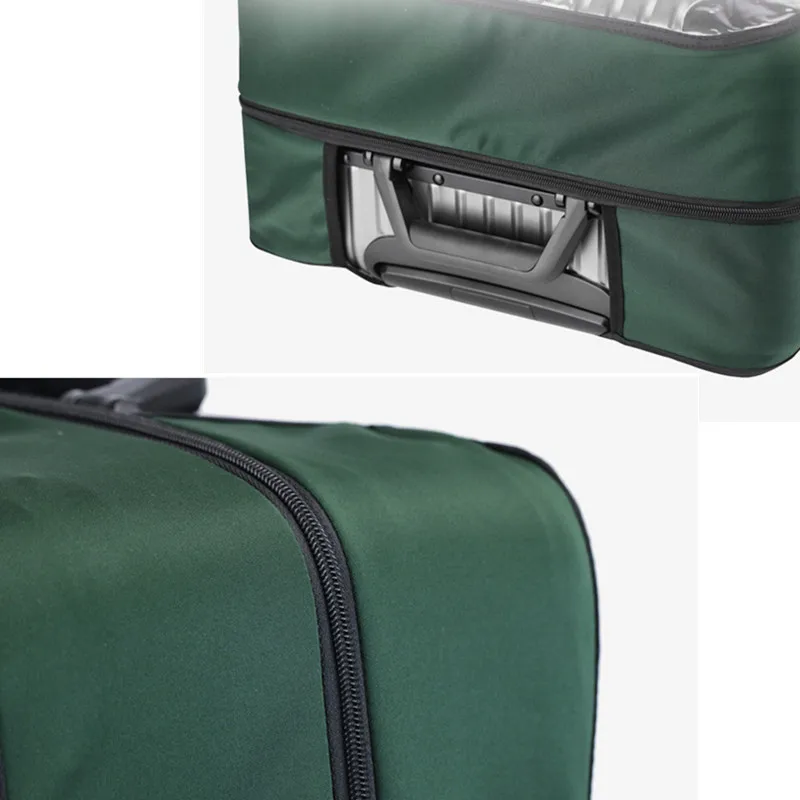 JULY'S SONG Waterproof Protective Cover Transparent PVC Trolley Suitcase Cover DustProof Luggage Cover For 20-30'' Luggage Case