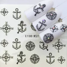 1 шт. морской якорь акриловый порошок кристалл дизайн Ложные бусины для ногтей художественный конструктор для маникюра акриловый порошок для ногтей