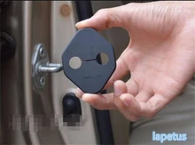 Lapetus Auto Interno Della Porta di Blocco Della Protezione Della Decorazione Della Copertura Della Pagina Trim Nero di Misura Per Suzuki Vitara 2015 2016 2017 2018 2019 /di plastica