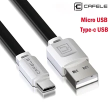 Cafele 2.4A Micro type c USB кабель для зарядки huawei P30 20pro Xiaomi 9 samsung S10 мобильный телефон USB C зарядное устройство Шнур данных