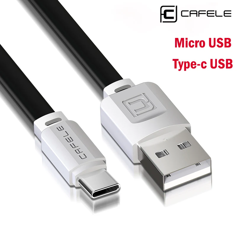 

Cafele 2.4A Micro Type c USB Cable Charging Cable For Huawei P30 20pro Xiaomi 9 Samsung S10 Mobile Phone USB C Charger Cord Data