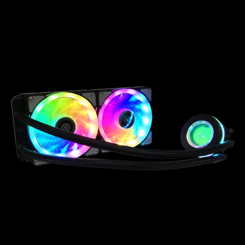 ALSEYE водяное охлаждение кулер для процессора 240 мм RGB PC вентиляторы и насосы