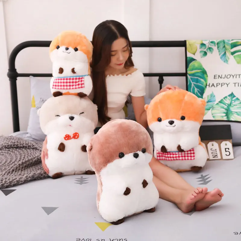 

YESFEIER 30/40cm Sea Otter Plush Toy Stuffed Animal Otter Dolls Baby Kids Appease Toys Soft Pillow Christmas Gift for Girls