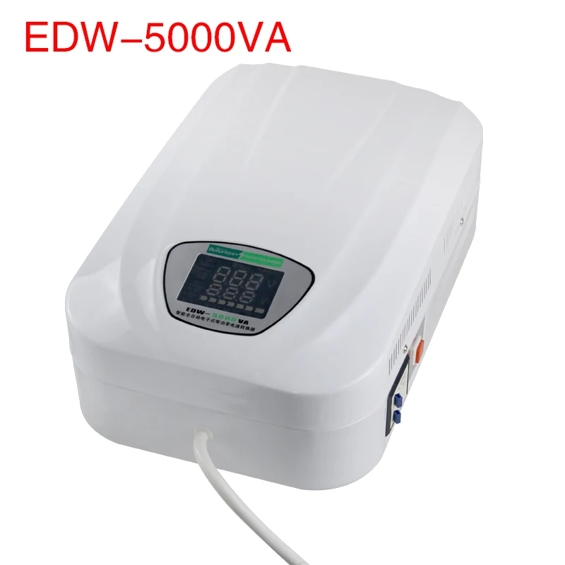 Edw 5000VA стабилизатор напряжения переменного тока 220 В автоматический однофазный