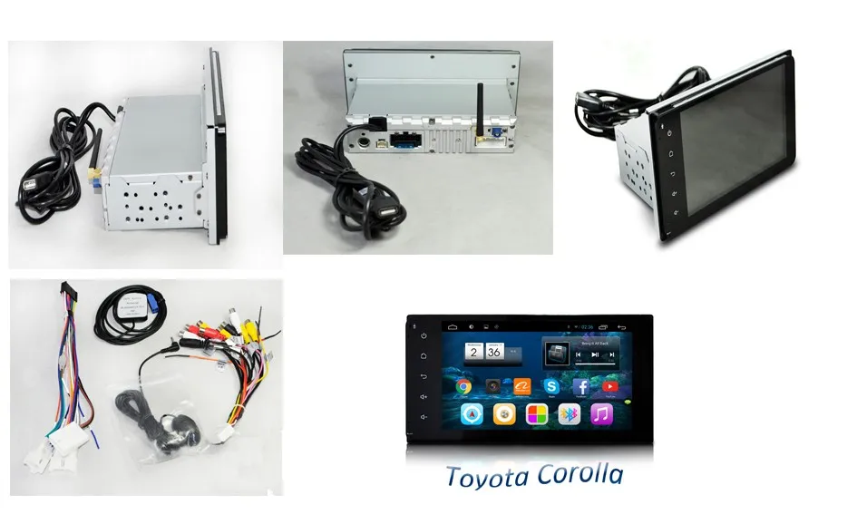 Автомагнитола 7 дюймов центральный мультимедийный плеер на Android с DVD GPS