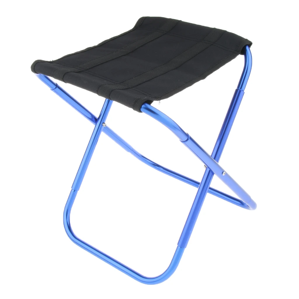 Perfeclan Outdoor Folding Stool Travel Slacker Chair for Camping Hiking BBQ Lightweight Camping Hiking ChairTravel Slacker Chair