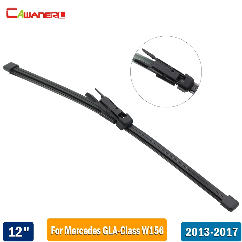 Cawanerl 12" Car Back Window Wiper Auto Rubber Rear Windscreen Wiper Blade For Mercedes GLA