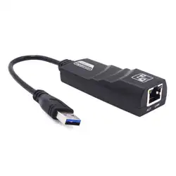 Сетевая карта USB 3,0 до 10/100/1000 Мбит/с гигабитный RJ45 сетевой адаптер Ethernet для ПК USB Ethernet адаптер мини сетевой адаптер