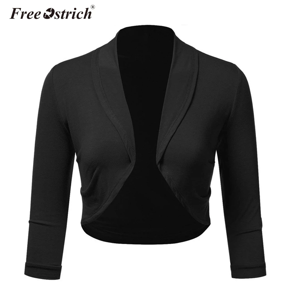 Женская укороченная куртка Free Ostrich размера плюс 5XL короткая облегающая