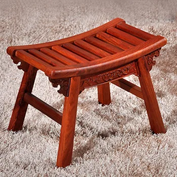 

Solid wood creative stool rosewood wooden bench home decoration shoes bench mahogany table stool children's toy stool