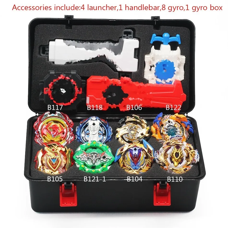 Золотое издание Beyblade Взрывная игрушка B-104 B110 без пусковой установки и коробки с металлическим сплавом вращающийся Топ Bey Blade лезвие ребенок мальчик игрушка подарок - Цвет: gold 2-1