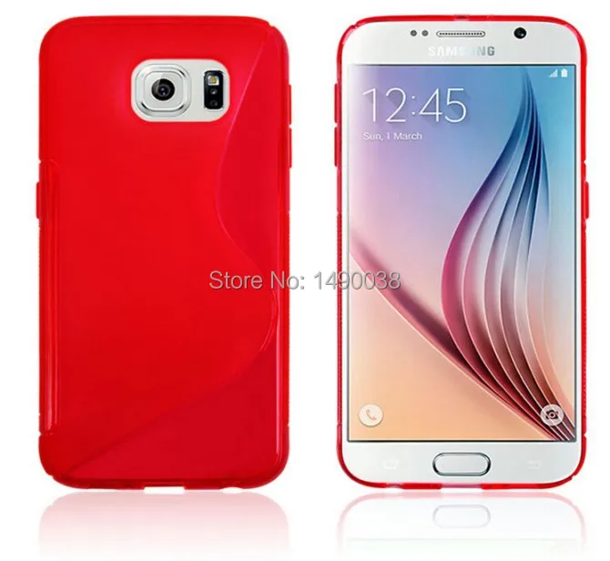 

1 Piece New S Line Style Soft TPU Gel Back Skin Cover Case For Samsung Galaxy S6 G9200