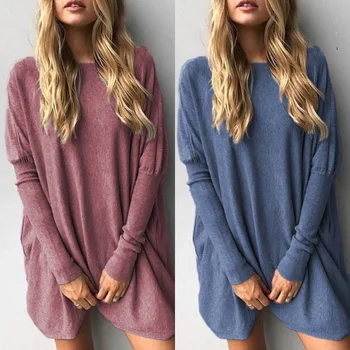 

Sweater Shirt Girl 2017 Autumn Winter Long Sleeve Pullover Elegant Women Knitwear Loose Female Sweater