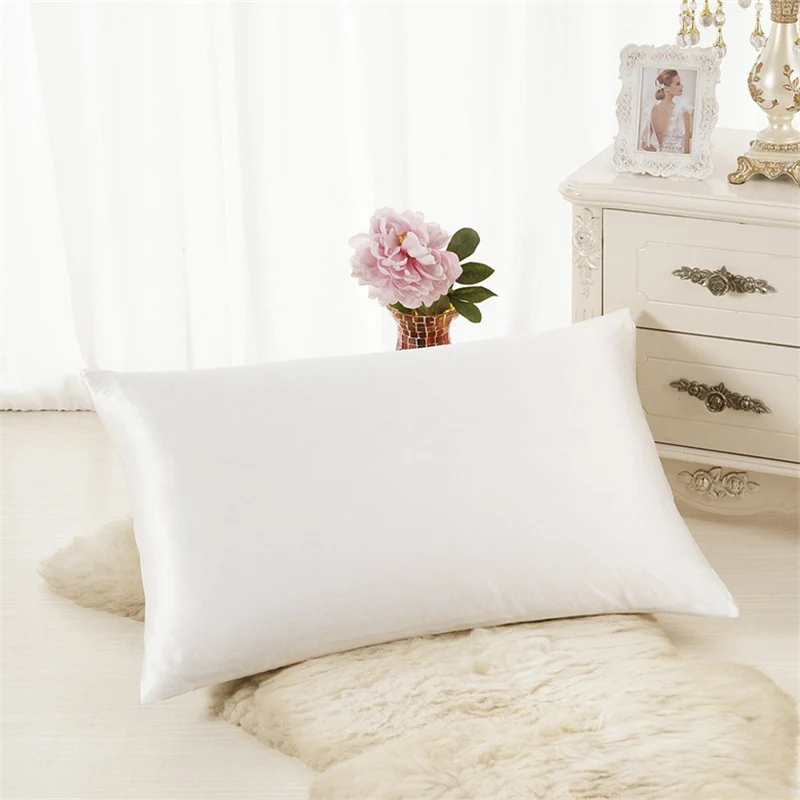 

2PCS 19 Momme Silk Pillow Case Multicolor Soft 100% Nature Mulberry Silk Pillowcase Health Home Stain Pillow Cover