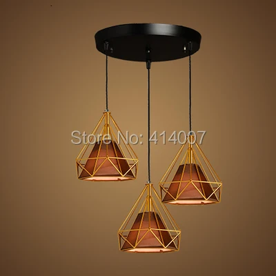 

gold iron coffee lamp cover dining pendant lights