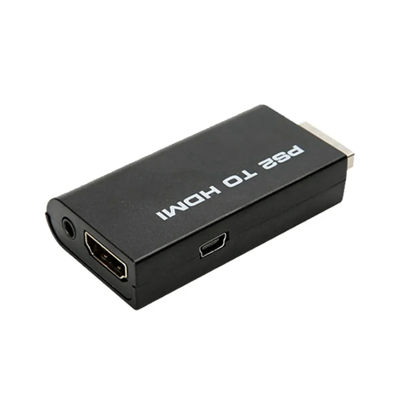 PS2 HD линейный аудио адаптер PS2 в HDMI преобразователь аудиовизуальных систем вход в HDMI видео/аудио сигналы выходной кабель для PS2 HDTV дисплей