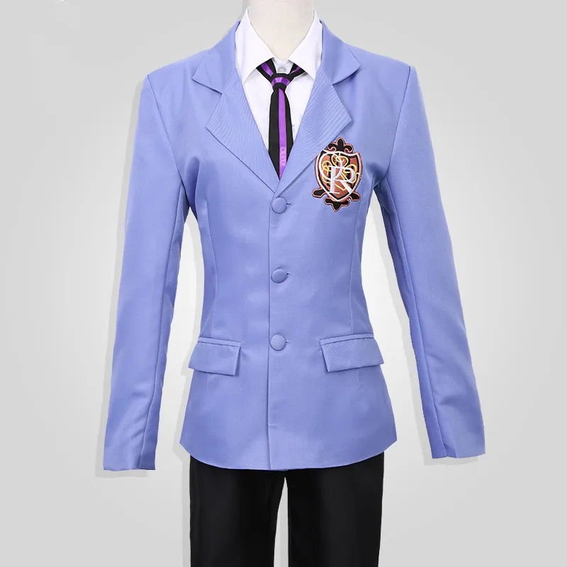 

School uniform Costume Anime Ouran High School Host Club Cos Halloween Party Cosplay High quality Suit Costume For Men