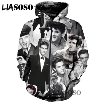 

LIASOSO 3D Print Women Men Elvis Presley King of Rock Hooded pull over Hoodies Sweatshirts Zipper Jacket Harajuku Hip Hop X0624