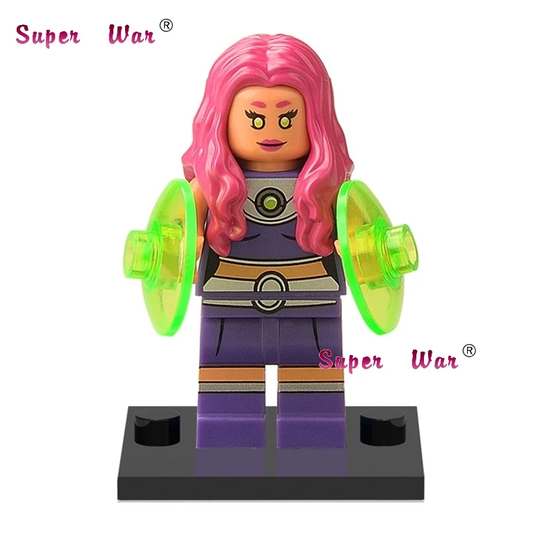 

1PCS star wars superhero marvel avengers Starfire building blocks baby action figure sets model bricks toys for children