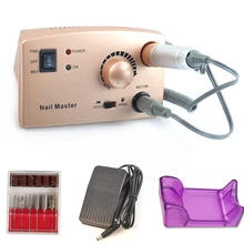 Аппарат для маникюра, электрические сверла, гель для удаления кутикулы, фрезерные сверла для дизайна ногтей, 25000 об/мин, педикюрный станок, шлифовальный резак