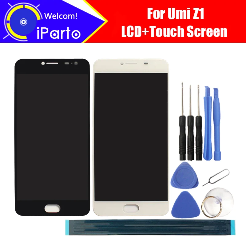 

5.5 inch UMIDIGI Z1 LCD Display+Touch Screen 100% Original Tested Digitizer Glass Panel Replacement For UMI Z1 1920x1080+Tools