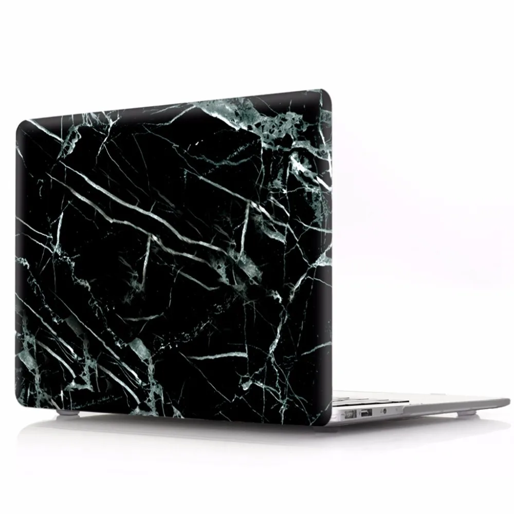 Мраморный Жесткий Чехол для ноутбука + чехол с клавиатурой Macbook Air 11 13 Pro Retina12 15