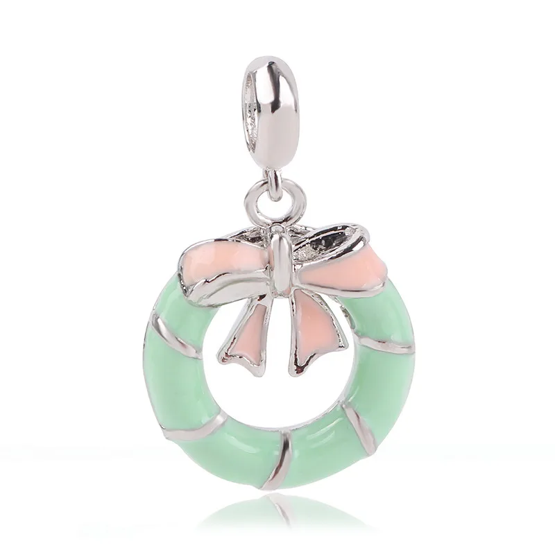 dodocharms 2019 Silver Color Twinkling Christmas Style Tree Charm Bead Fit Original Pandora 