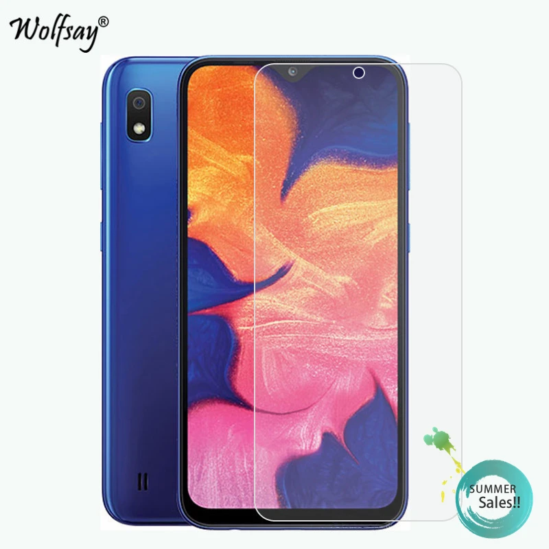 2 шт. Защитное стекло для Samsung Galaxy A10 закаленное стеклянная пленка телефона