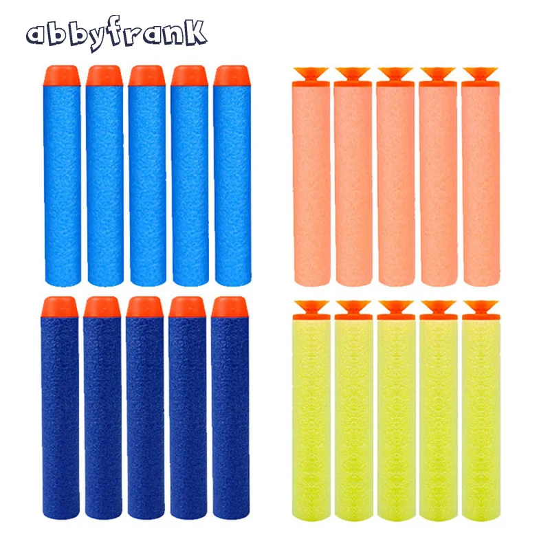 

Abbyfrank 20 Pcs/set Gun Bullet Rampage Retaliator Series Blaster Refill Clip Dart Toy Soft Bullet Shoot For Gun Toy For Boy