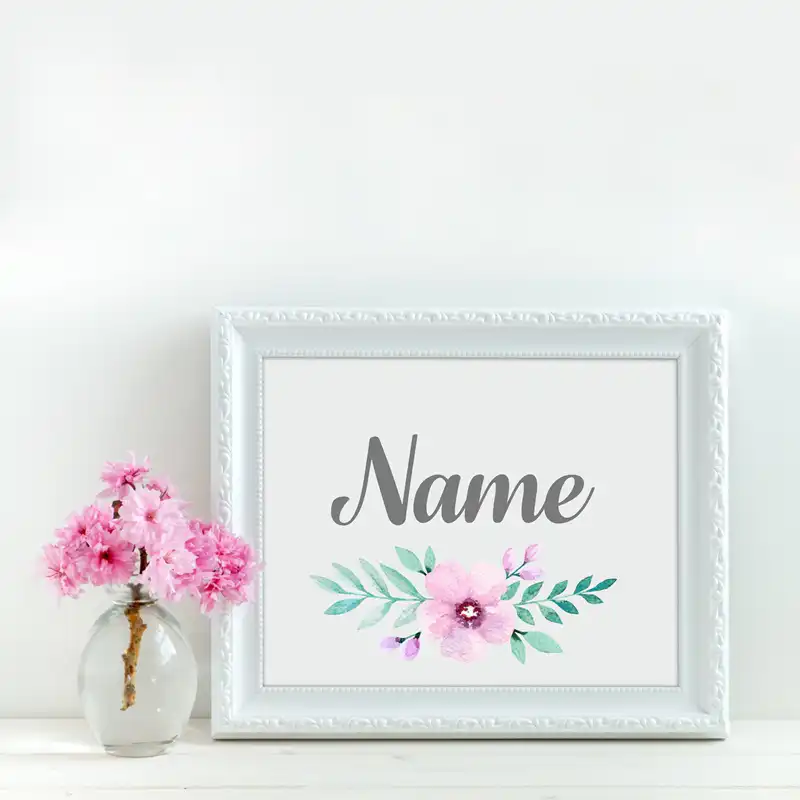 personalized baby canvas