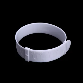 

JAVRICK 1 PC Plastic White Bangle Bracelet Hand Wrist Sizer Gauge Measure Ring Jewelry Measuring Tool #2S90905#