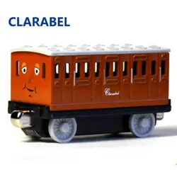 CLARABEL-Литые поезда магнитный разъем магнитные хвосты танковый двигатель поезда детские игрушки для детей