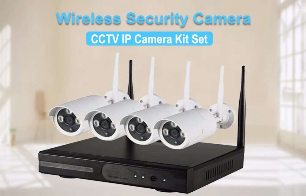 Yobang безопасности wifi 4CH NVR комплект беспроводной CCTV камеры системы 1.3MP 960P наружная Водонепроницаемая ip-камера системы видеонаблюдения