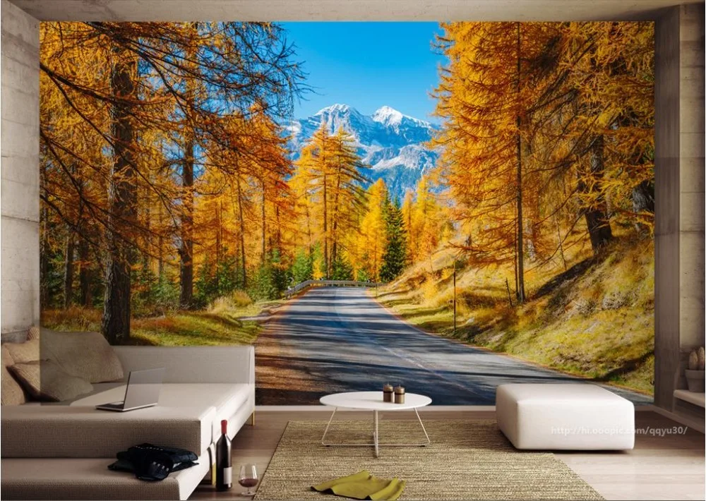 

Large Wallpaper 3d European Style Forest Landscape 3d Mural Wallpaper Nature Living Room Backdrop Wall Hotel Home Decor