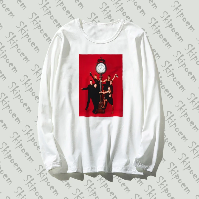 

2019 Pure Cotton T-Shirt Friends TV Fashion Art Printed Long Sleeve Fashion Casual Tops & Tees Brand Unisex Clothing