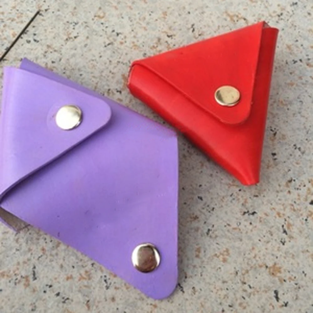 

DIY leather craft coin bag triangle design cutting hand punch tool knife mould