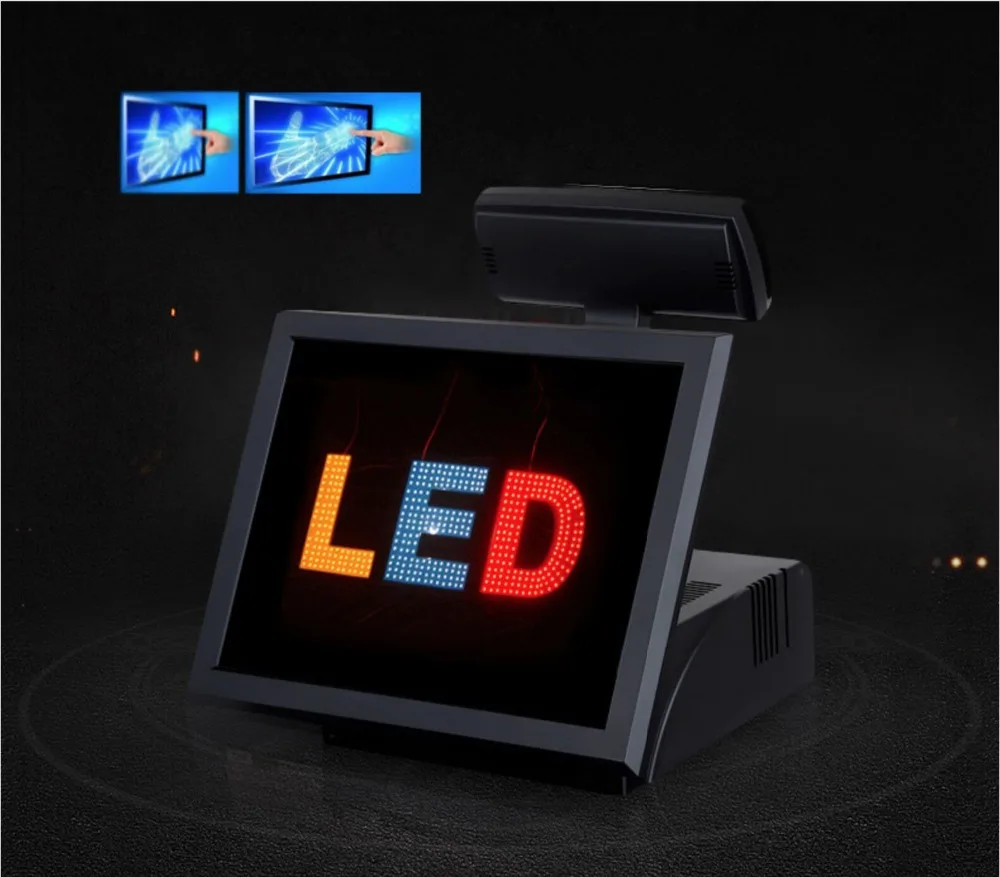 

15 inch Tow Screen Touch POS Systems ST150T-DU150NT