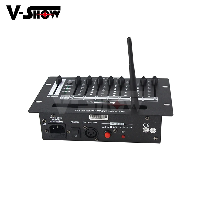 

1pc 24 Channel Battery Wireless Controller Dmx 512 For Stage Dj Disco Light