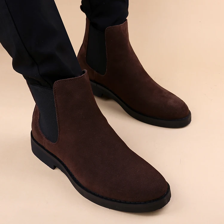 velvet chelsea boots mens