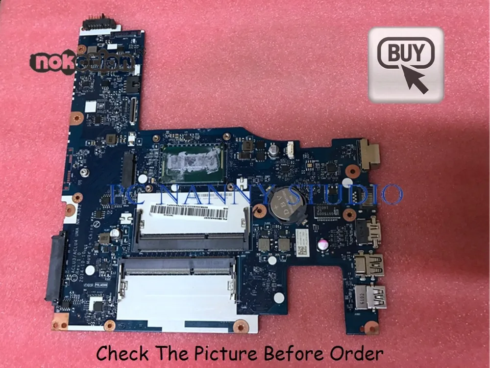 

PCNANNY NM-A362 for lenovo G50-80 laptop motherboard ACLU3 ACLU4 I3-5005U notebook mainboard tested