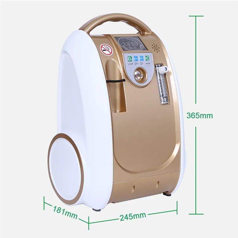 

1-5L/min OLV-B1-Gold Oxygen Generato Concentrator Generator Air Purifier Adjustable Portable Oxygen Machine O2 Supply Machine