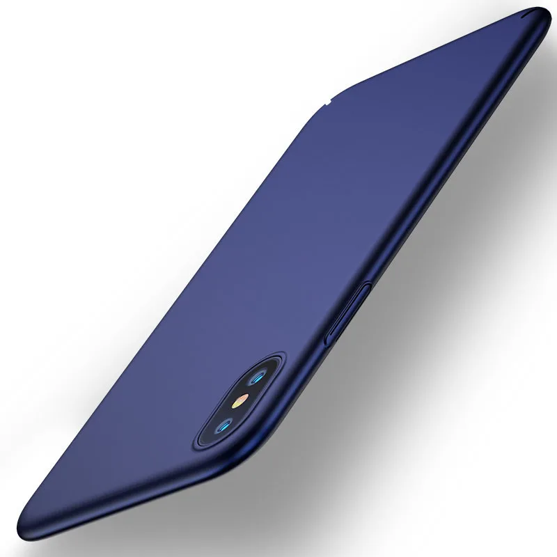 Полный PC чехол для телефона для iPhone XS Max X XR Тонкий Модный 10 iX XS для iPhone 7 8 Plus 6 6s ультра тонкий жесткий чехол с полным покрытием