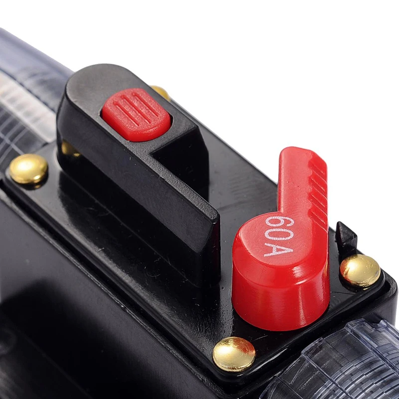 Youwinme 60A Car Audio Fuse Holder Refit For Auto Truck Audio Car Replacements Stereo Amplifier Circuit Breaker