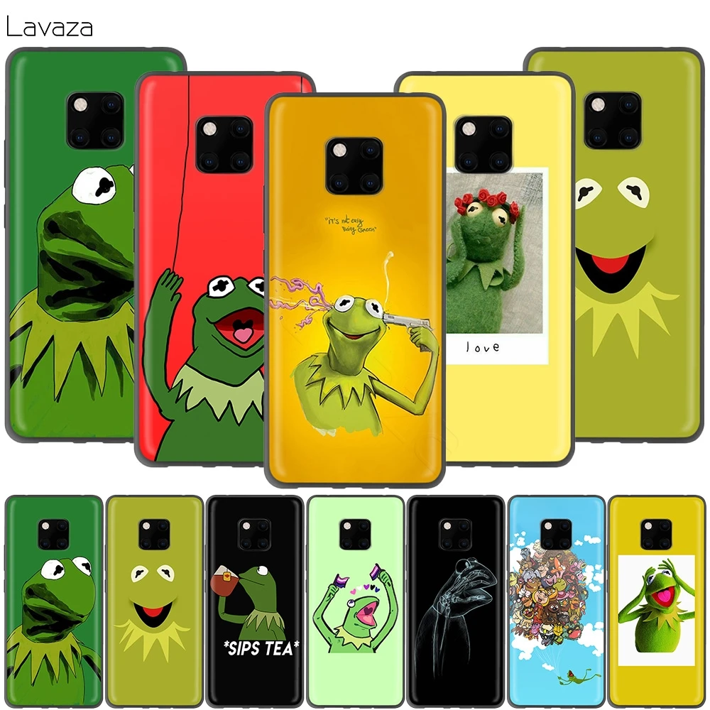 Забавный милый чехол Lavaza Kermit The Frog для Huawei Honor 10 9 8 8x 8c 7x 7c 7a Note Nova 3 3i Lite Y9 Y7 Y6|Бамперы|