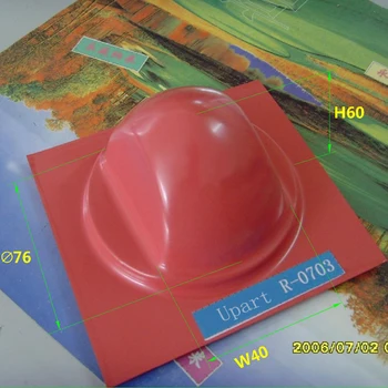 

5 pieces large round pad printing cliche rubber pads