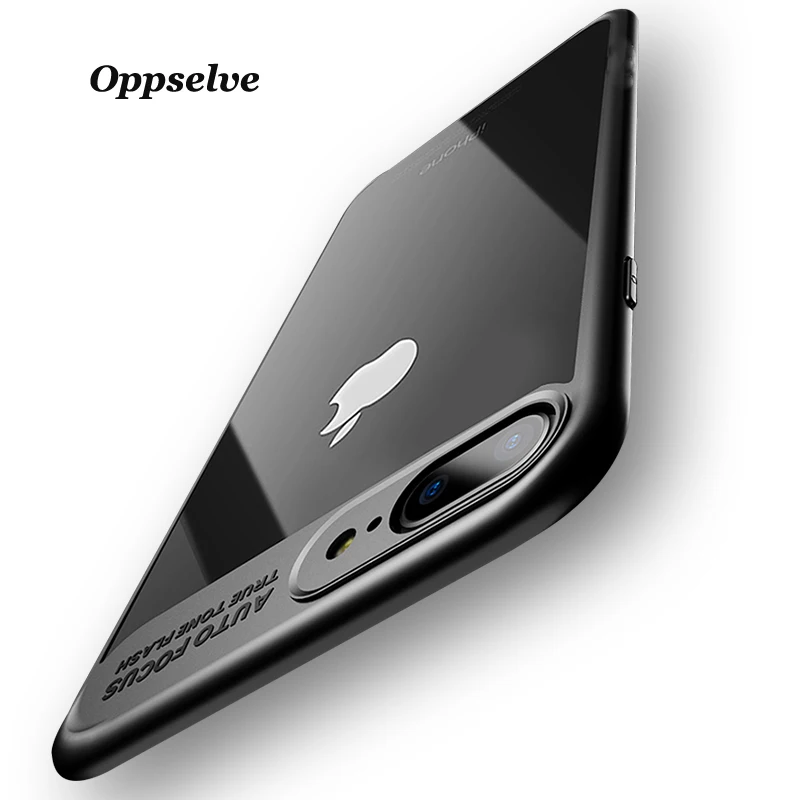 

Oppselve Luxury Case For iPhone 8 7 6 6s Ultra Thin Capinhas PC & TPU Silicone Cover Case For iPhone 8 7 6 s 6s Plus Coque Capa