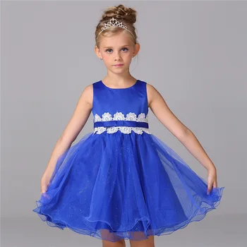 

2019 girl dress high-grade kids dresses for girls lace flower wedding dress children clothing roupas infantis menina