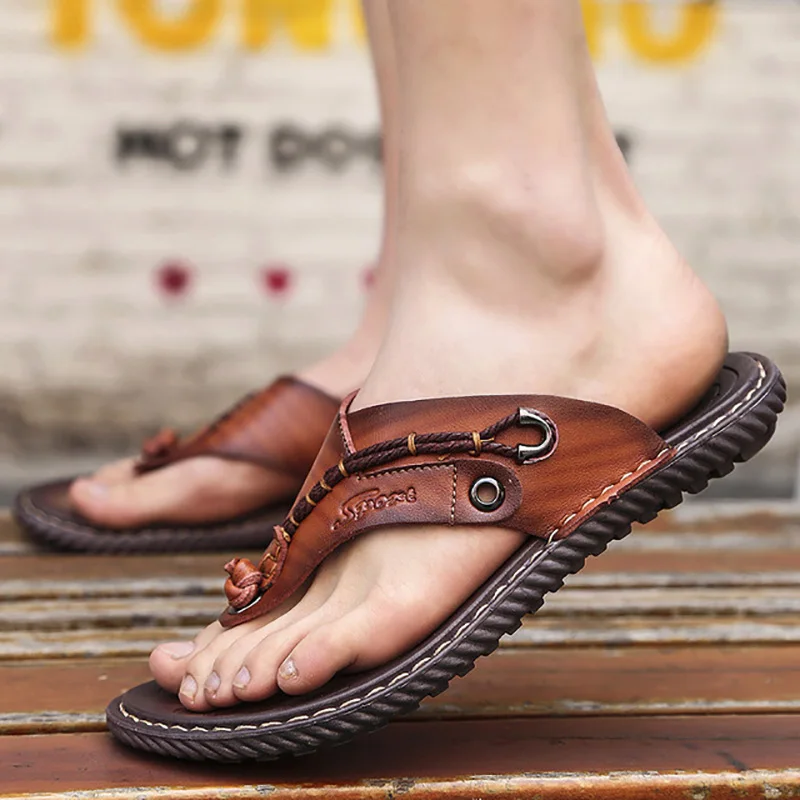 جديد الصيف الرجال الصنادل الوجه يتخبط الانزلاق على حذاء رجالي عارضة أحذية الشاطئ الذكور النعال أزياء الرجال 39 S الصنادل zapatos هومبر