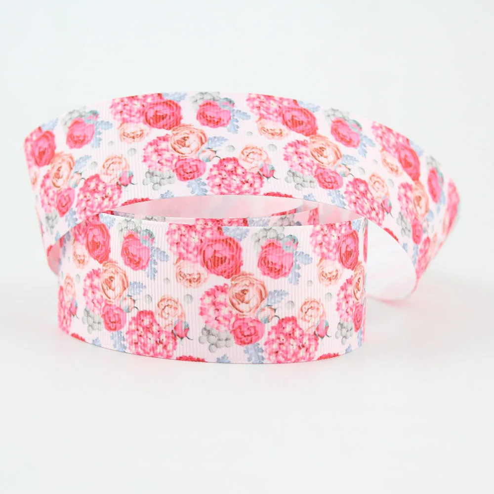 floral printed grosgrain flower ribbon (5)